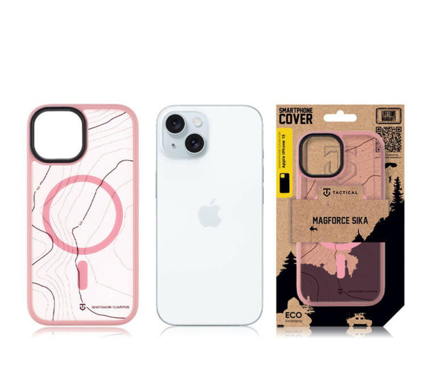 Tactical MagForce Hyperstealth Sika Kryt pro Apple iPhone 15 Pink Pan - 1514202 - zdjęcie 3
